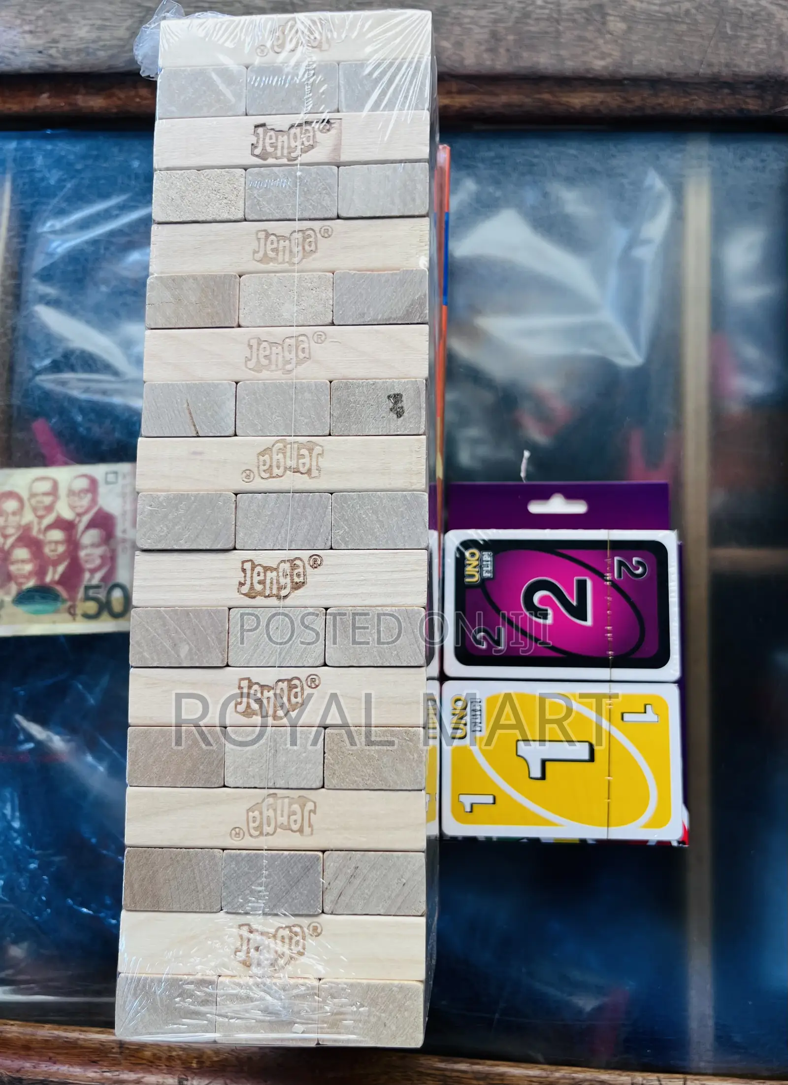Jenga and Uno Game