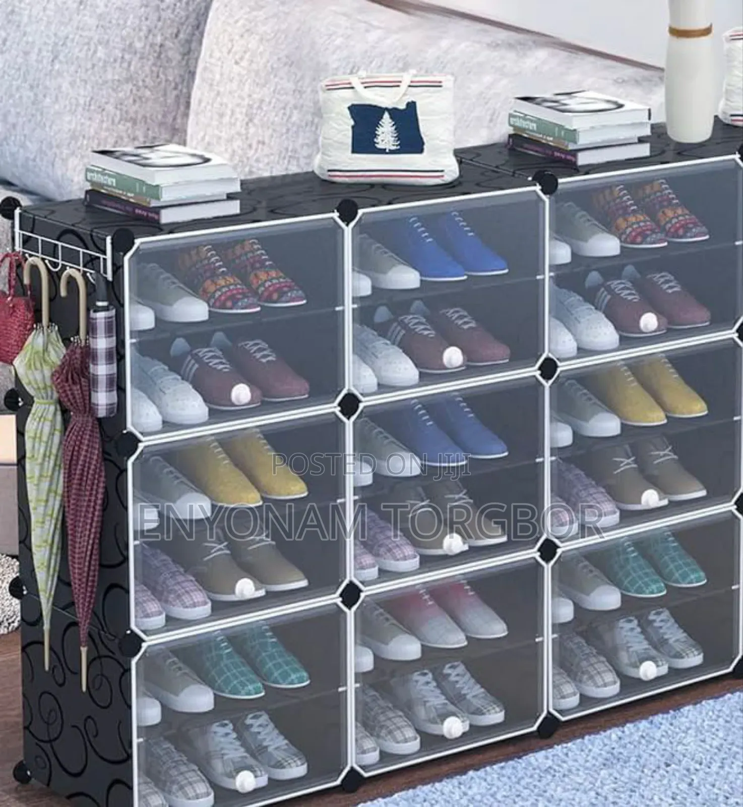 9 Cuboid Shoe Rack