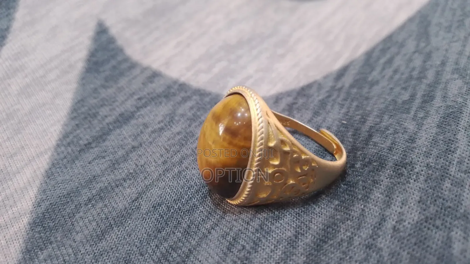 Tiger Eye Protection and Luck Ring