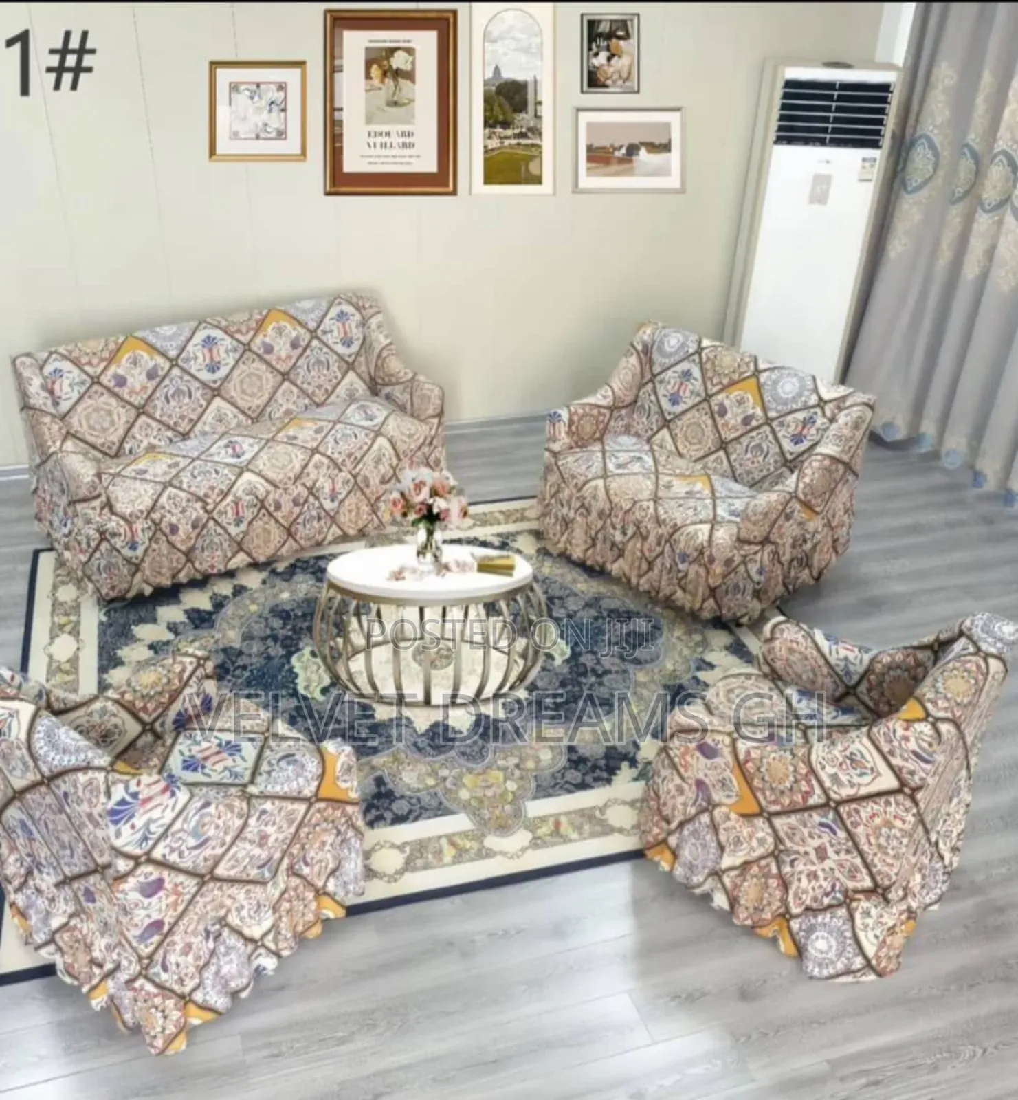 Premium Stretch Sofa Covers Set Elegant Protective