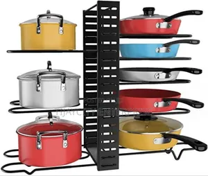 Metal Pots and Pans Organizer