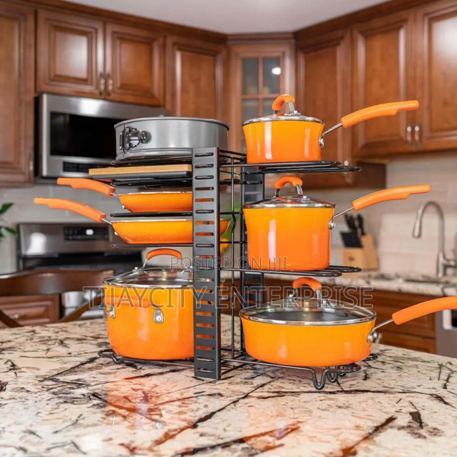 Metal Pots and Pans Organizer