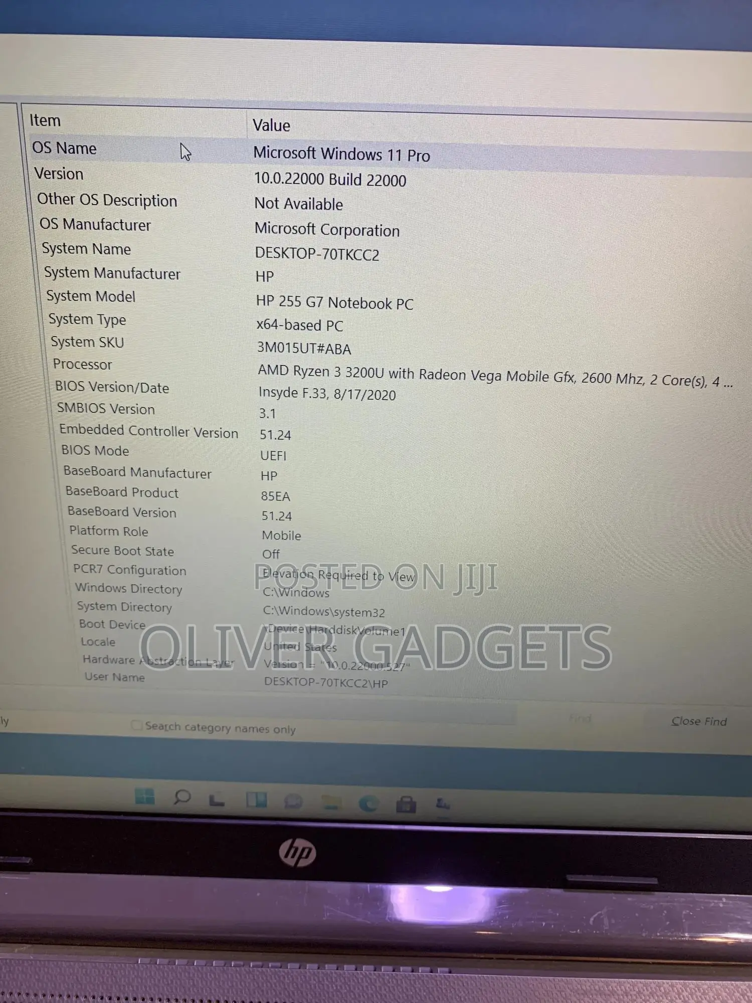 Laptop HP Pavilion 15t 8GB AMD Ryzen 3 SSD 256GB