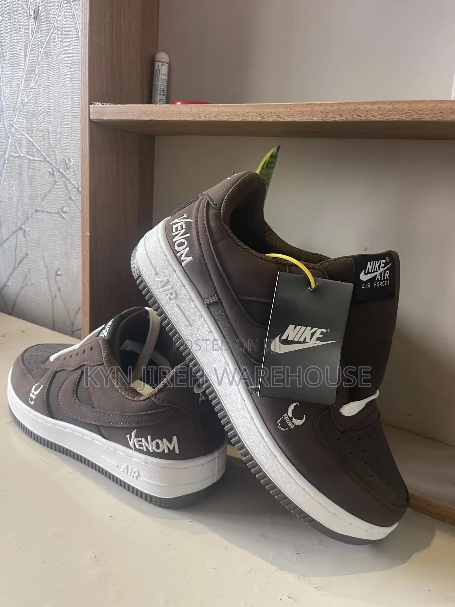 Nike Air Force One Saddle Brown