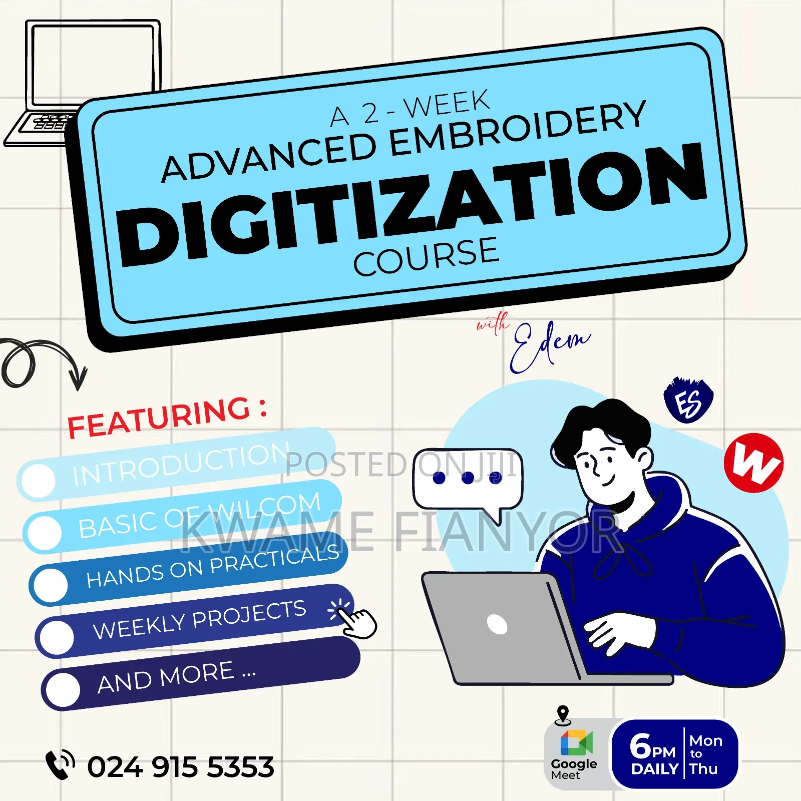 Learn Embroidery Digitization
