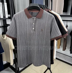 Knitted Short Sleeve Cotton Shirt