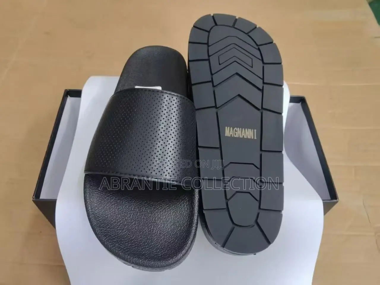 Valentino Black Slides