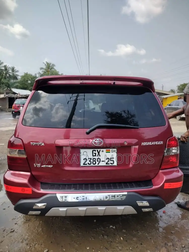 Toyota Highlander 2006 Red