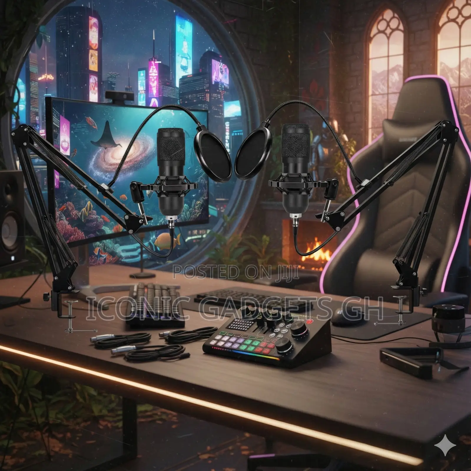 Complete F998 Livesteam/Podcasting Studio Soundcardkit