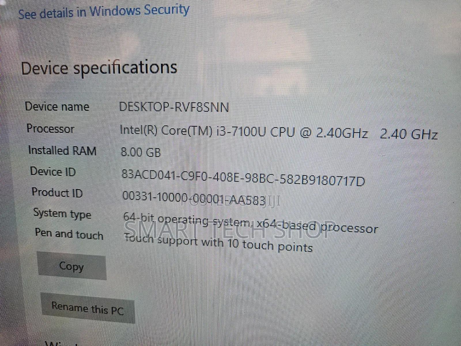 New Desktop Computer 8GB Intel Core I3 SSD 128GB
