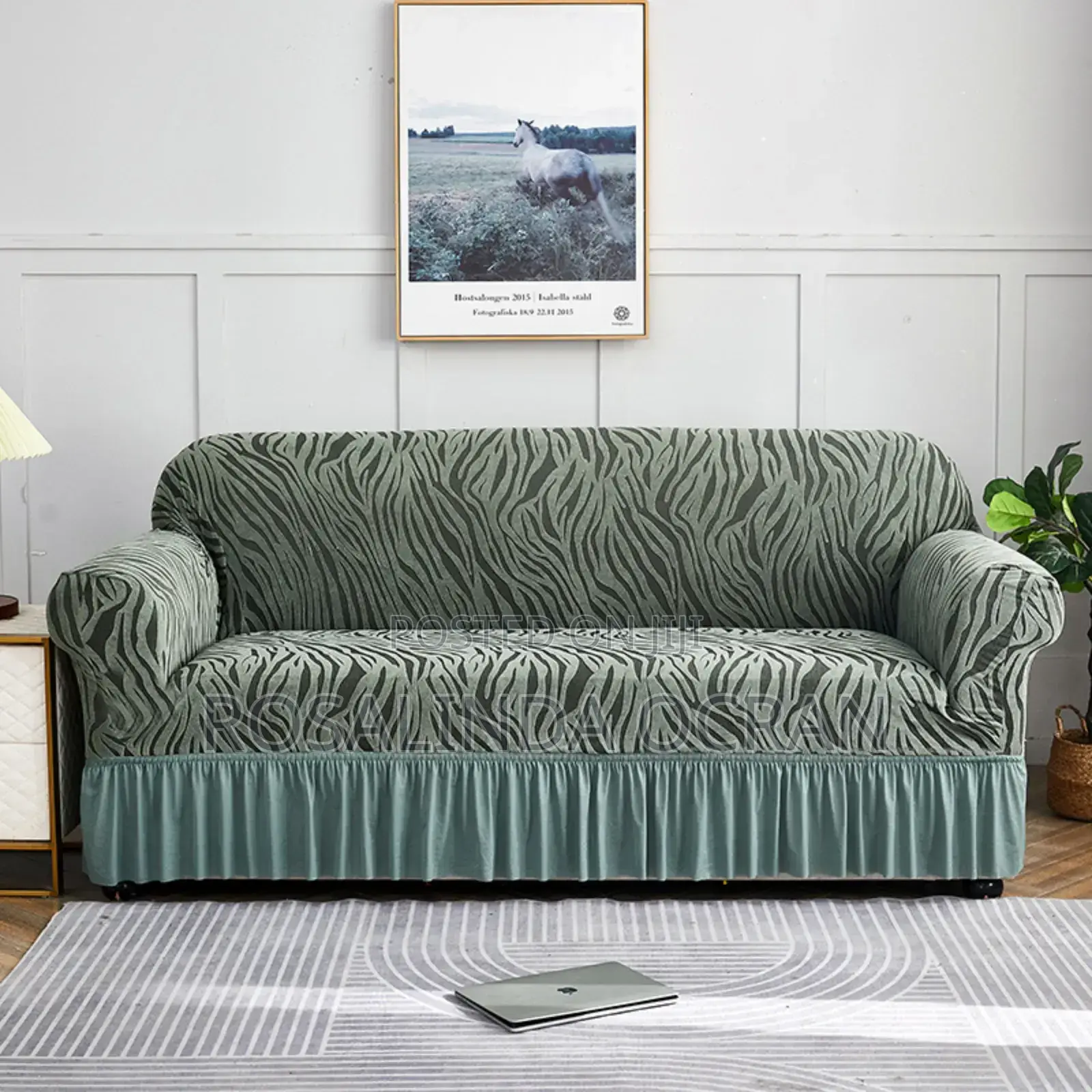 Pleated and Elastic Sofa Covers
