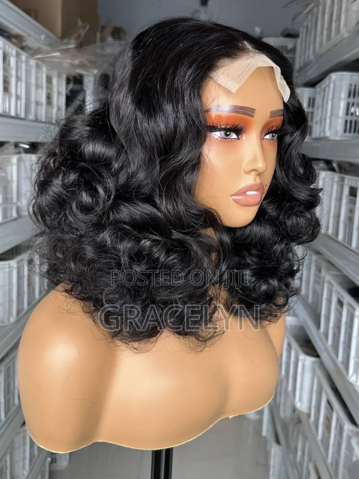 Bridal Bouncy Wig