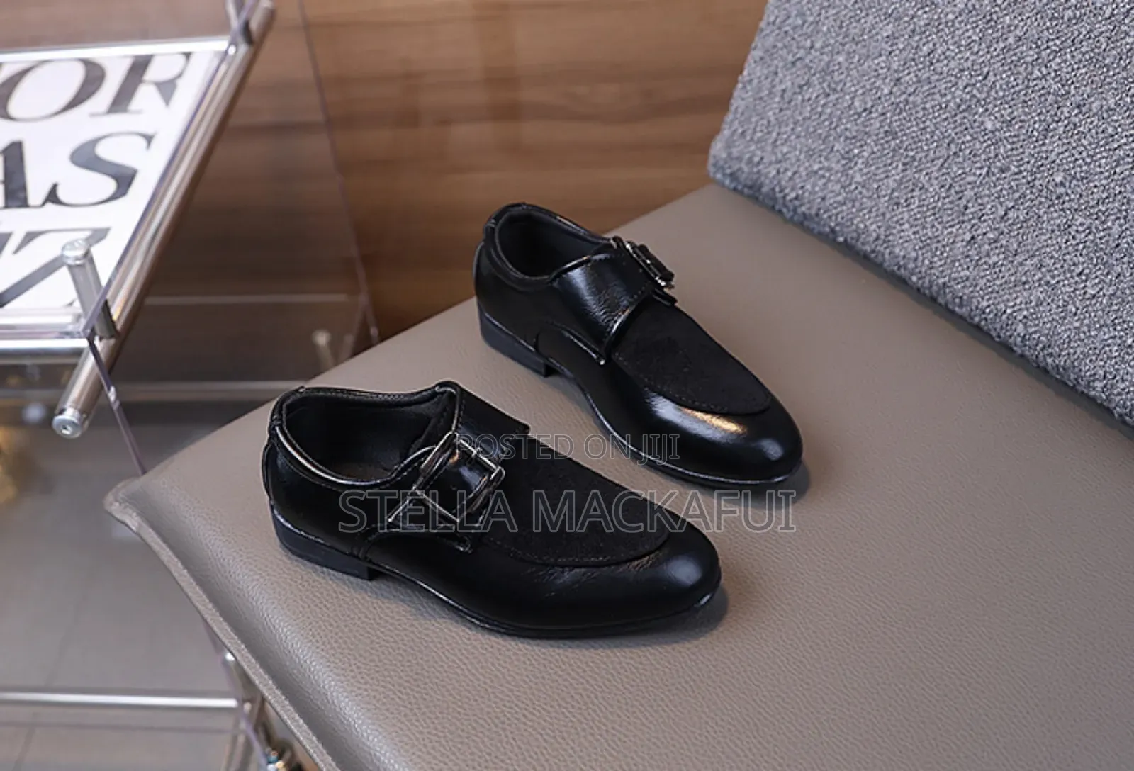 Exquisite Black Shoes for Boys Sizes 28-36 Only
