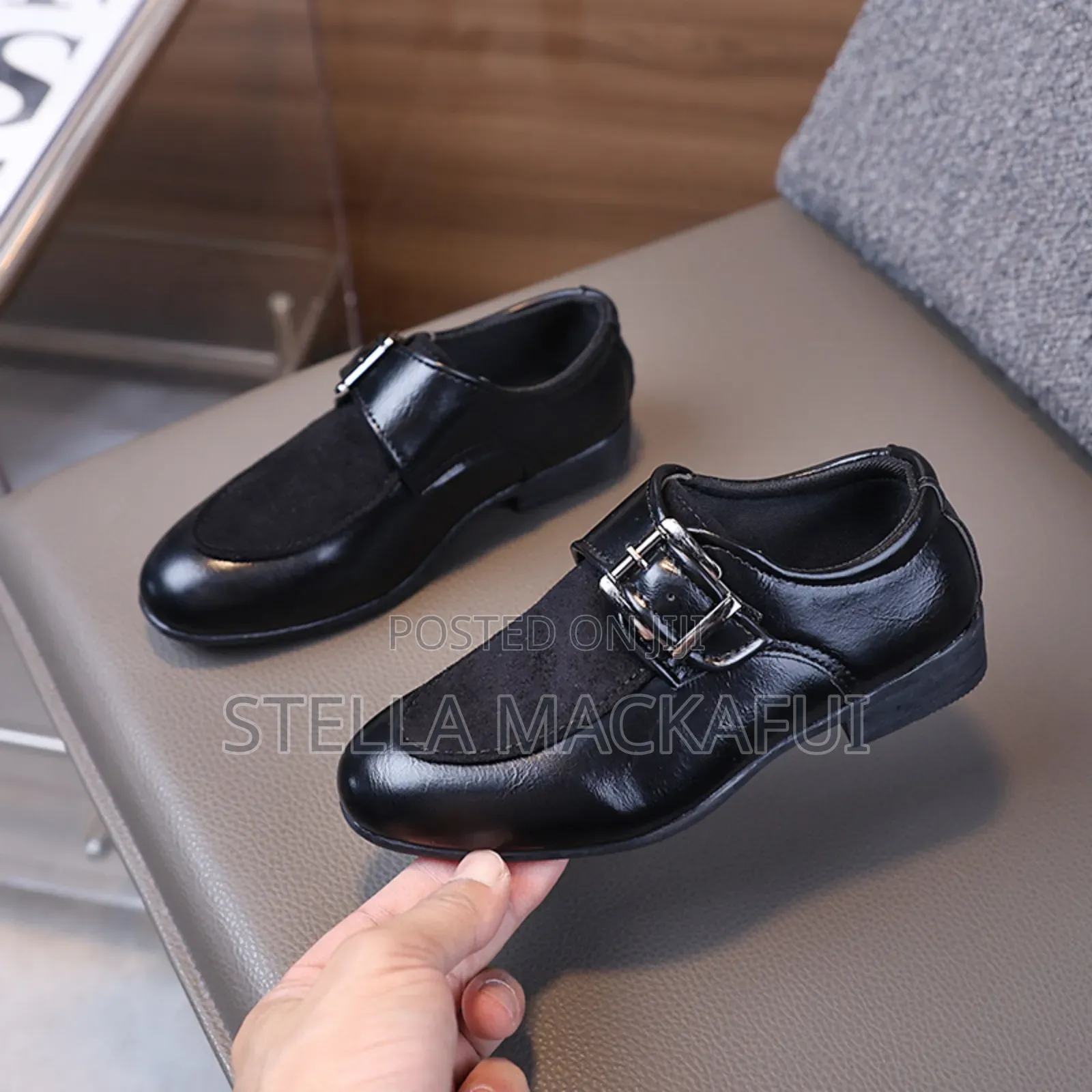 Exquisite Black Shoes for Boys Sizes 28-36 Only