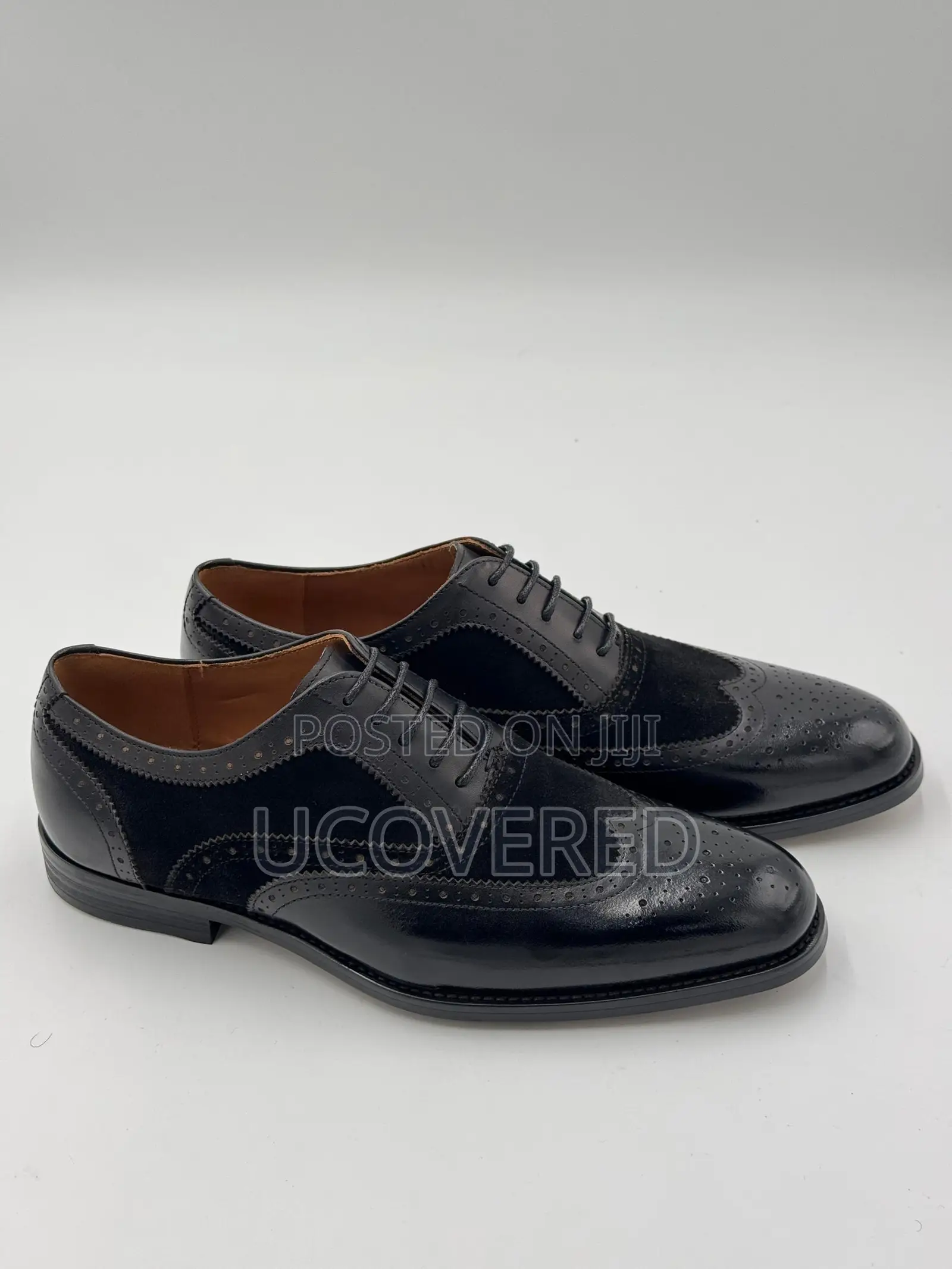 Holiman Suede/Leather Laced Executive Shoe