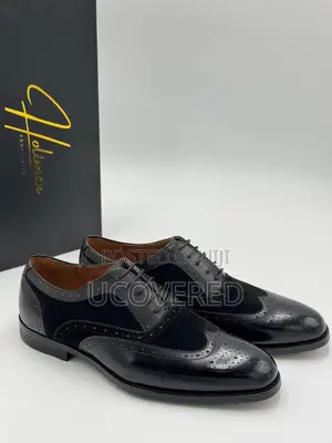 Holiman Suede/Leather Laced Executive Shoe
