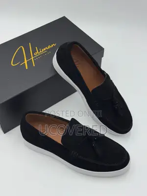 Holiman Suede Black And White Low Sneaker