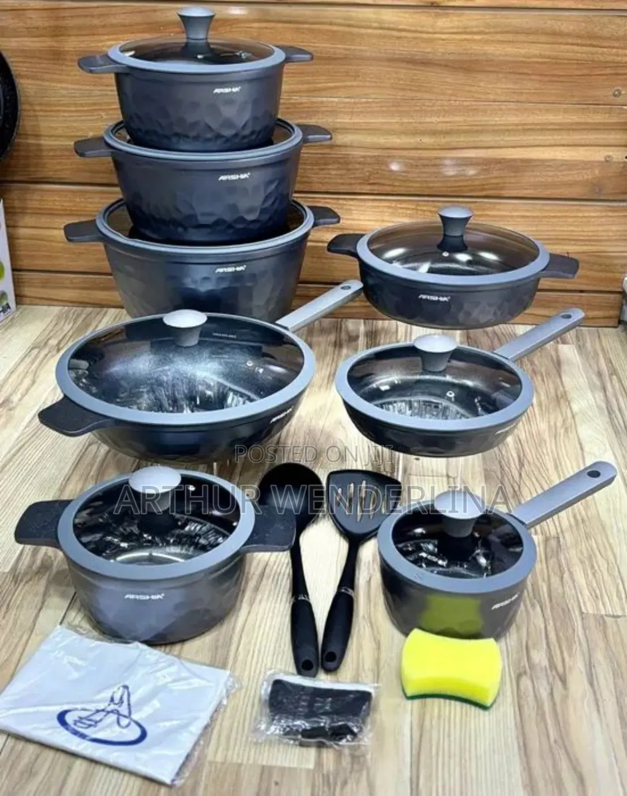 Classic Arshia 8 Set Cooking Ware (16 Pieces)