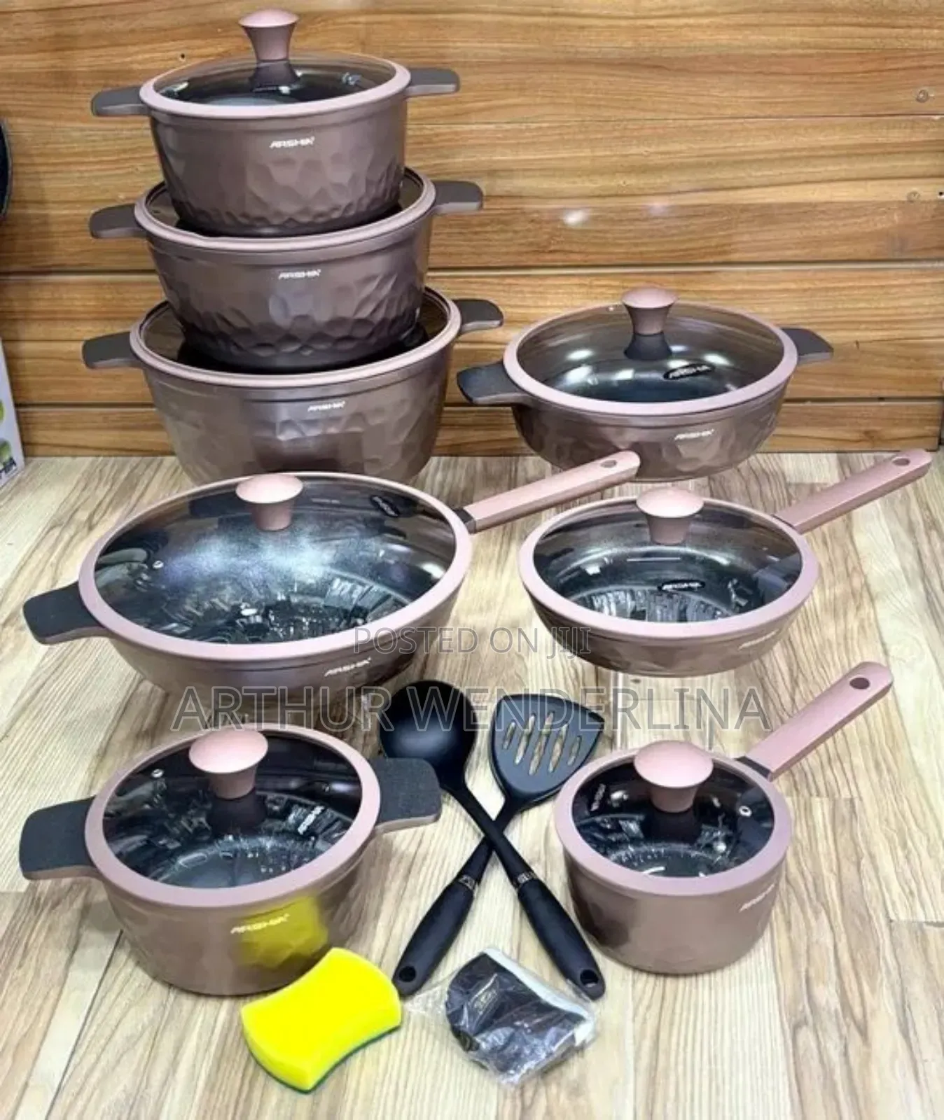 Classic Arshia 8 Set Cooking Ware (16 Pieces)
