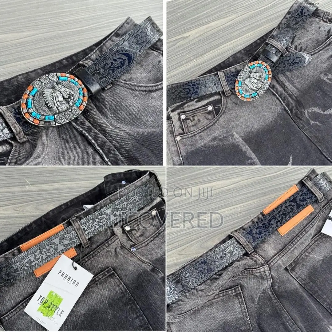 High Quality Vintage Jeans Leather Belts