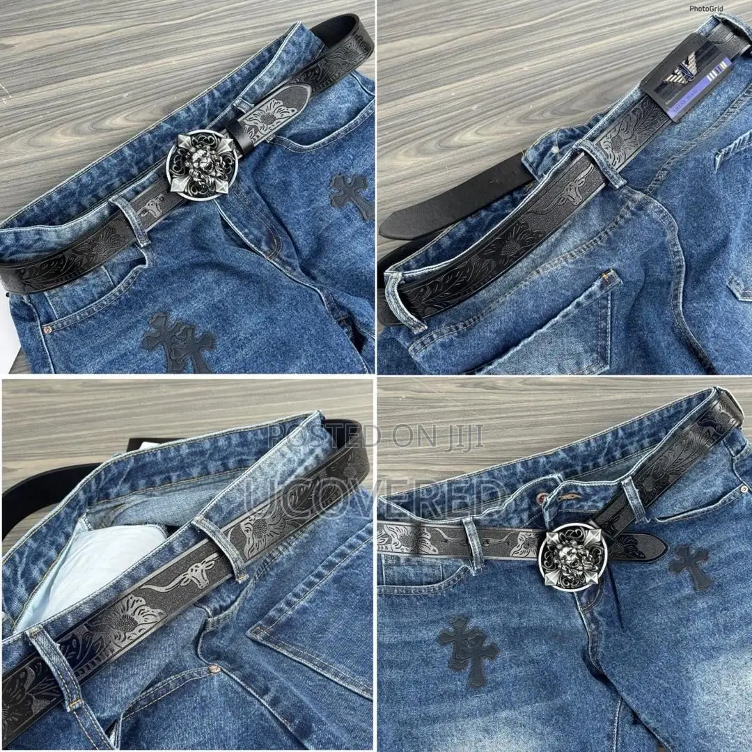 High Quality Vintage Jeans Leather Belts