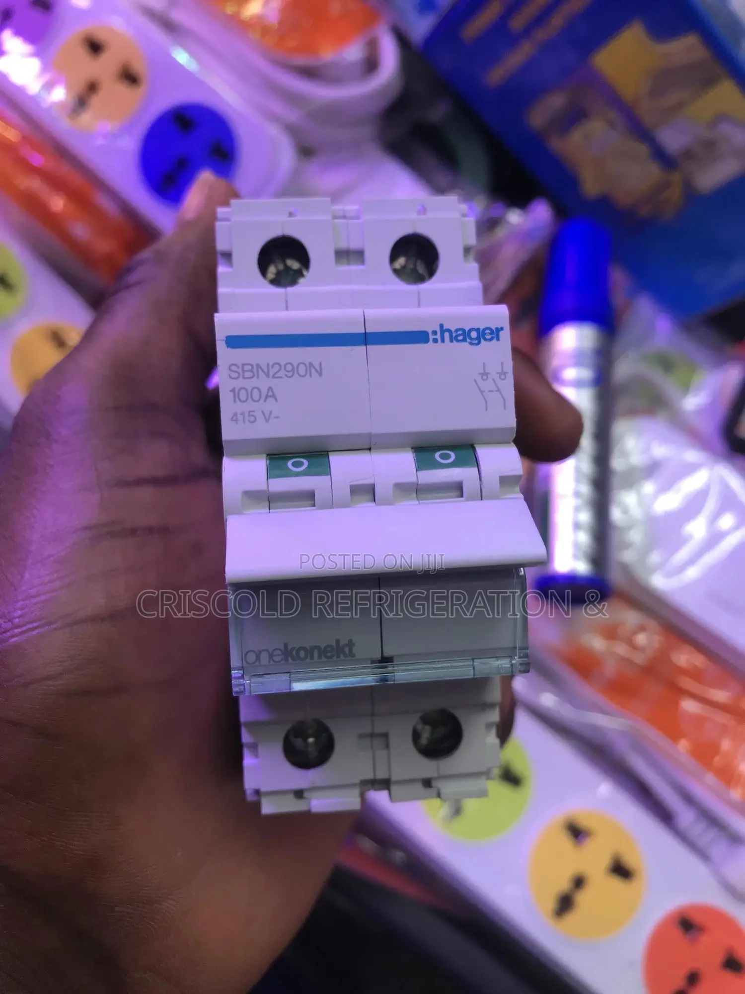 Hager 6way Main-Switch