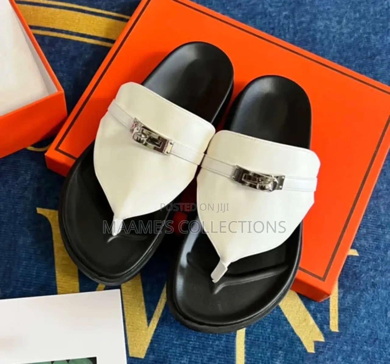 Hermes Empire Techno-Sandals / Slippers (In a Box)