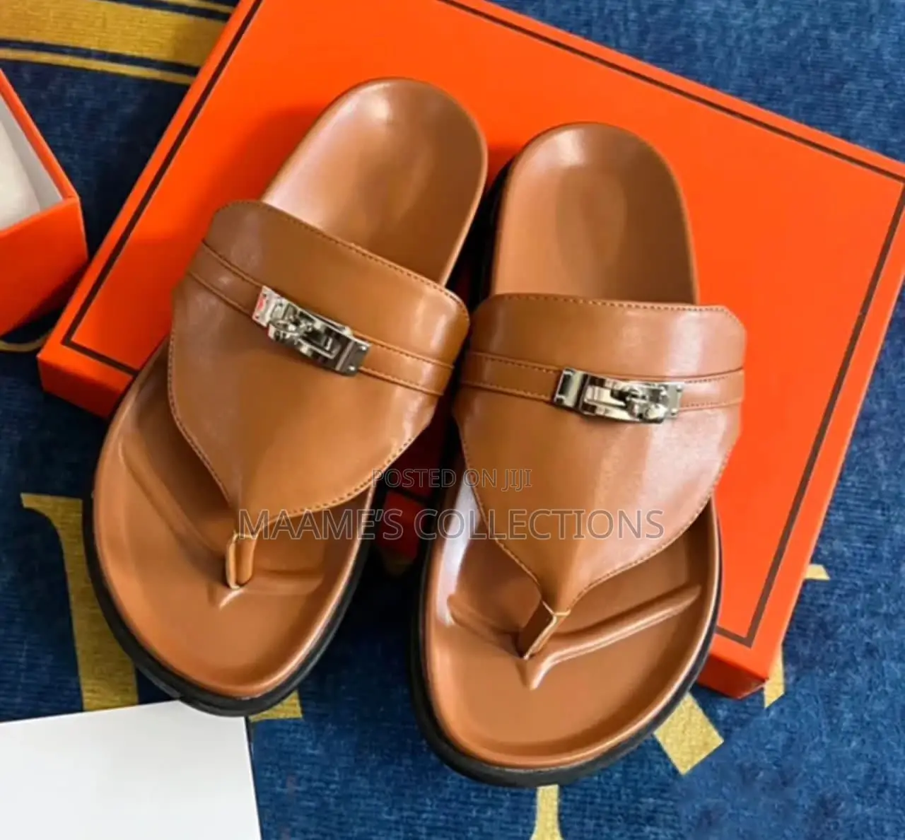 Hermes Empire Techno-Sandals / Slippers (In a Box)