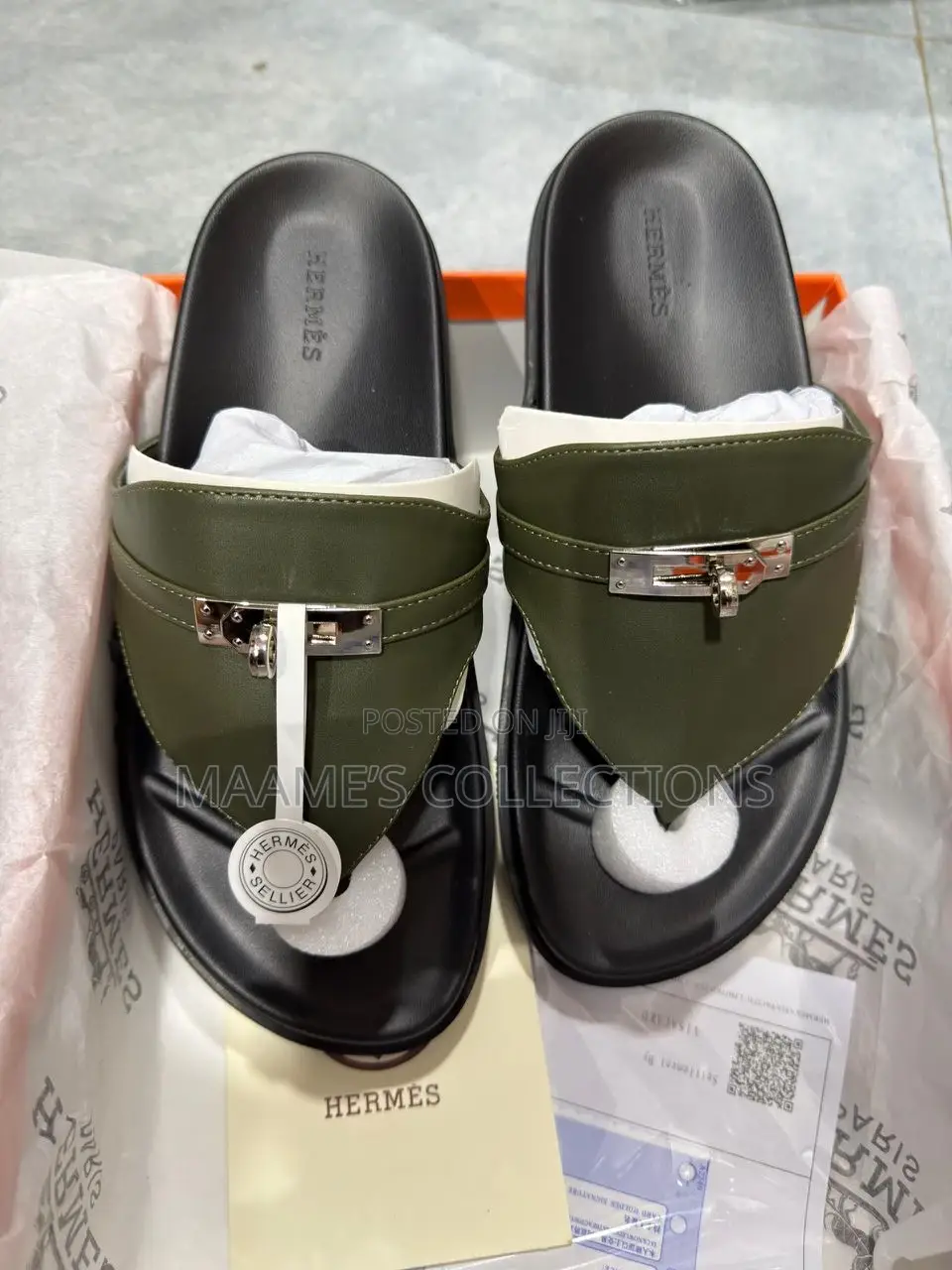 Hermes Empire Techno-Sandals / Slippers (In a Box)