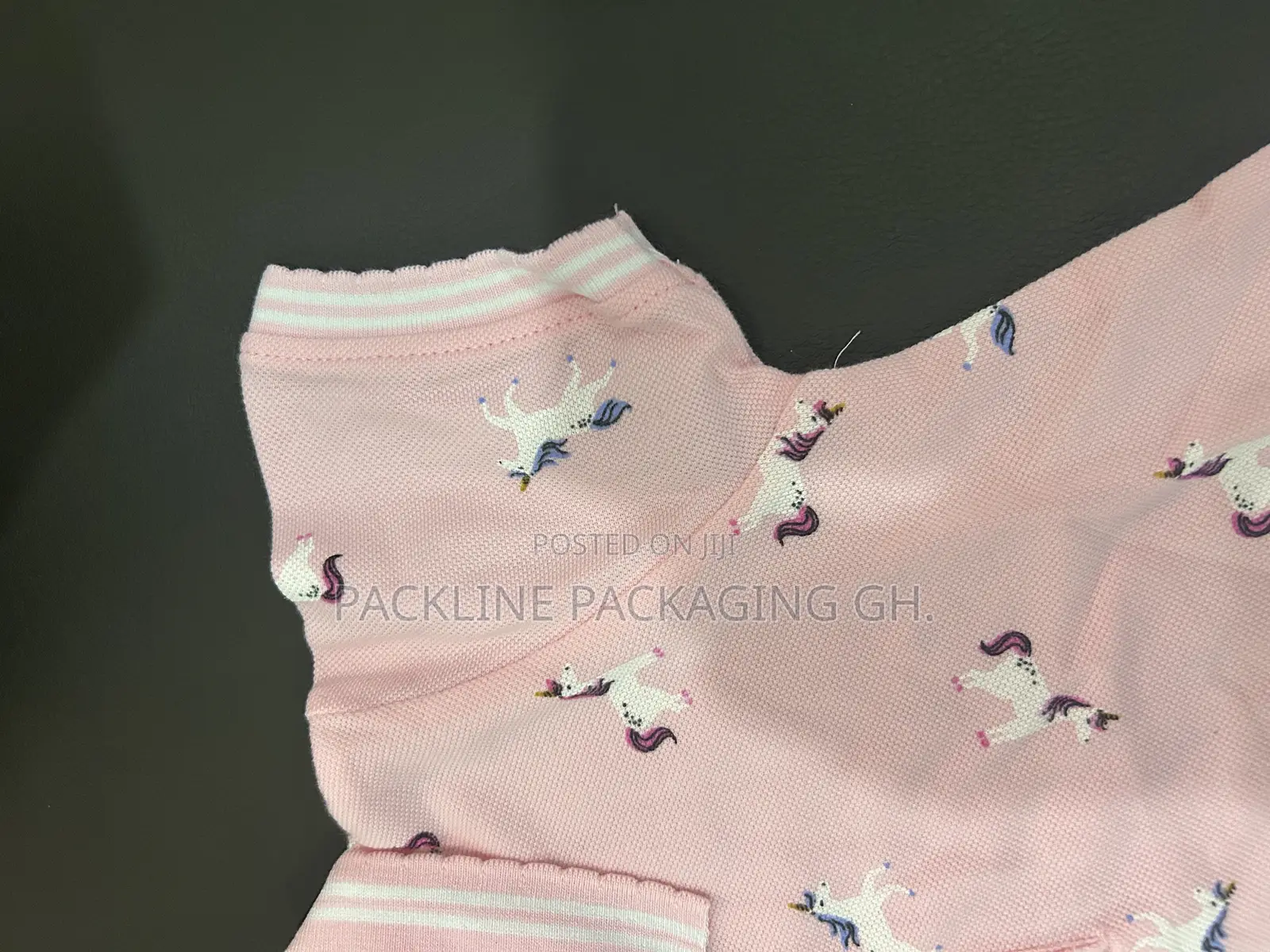 Kids Pink Polo Dress Girls Casual Wear