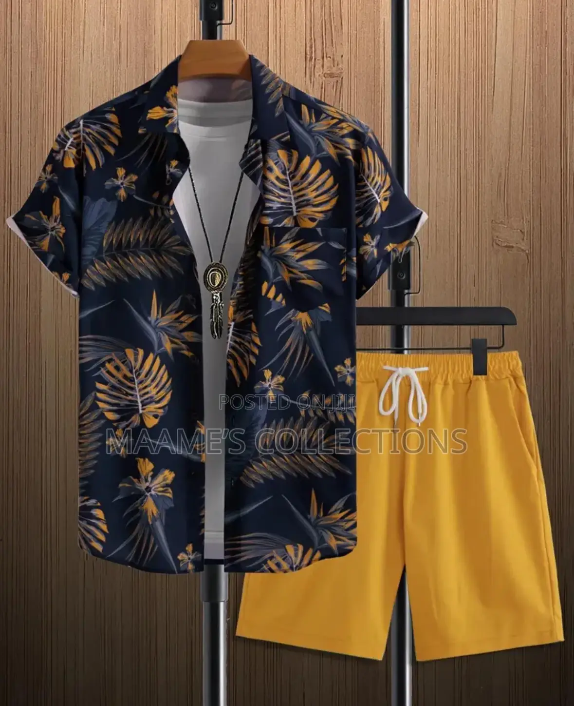 Men's Casual Summer Short Sleeve T-shirt Shorts Set