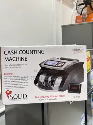 Exclusive Black Electric Solid Cash Counting Machine (Sd-Cm55)