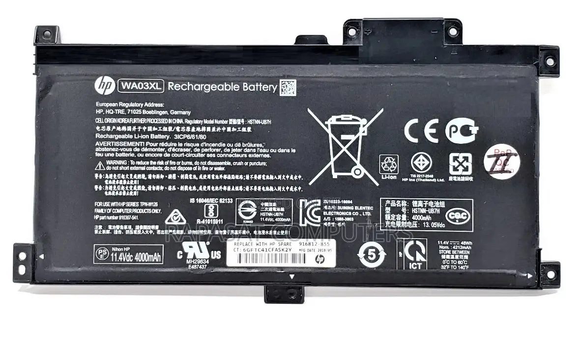 Hp Wa03xl Battery