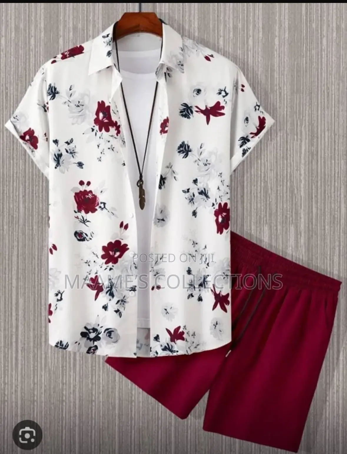 Men's Casual Summer Short Sleeve T-shirt Shorts Set