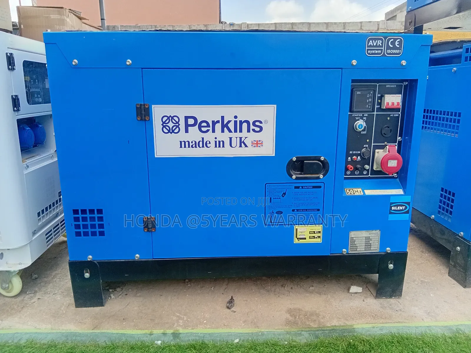 Perkins 22kva 3-Phase Diesel Generator.