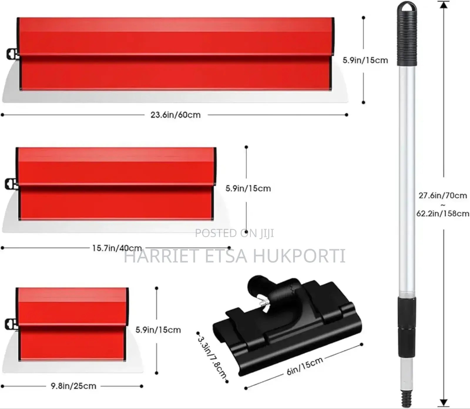 Professional Drywall Skimming Blade Set ( 40/60/80cm 6 in a Box)