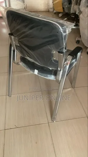 Visitor's Chair Silver Strong Legs Fute