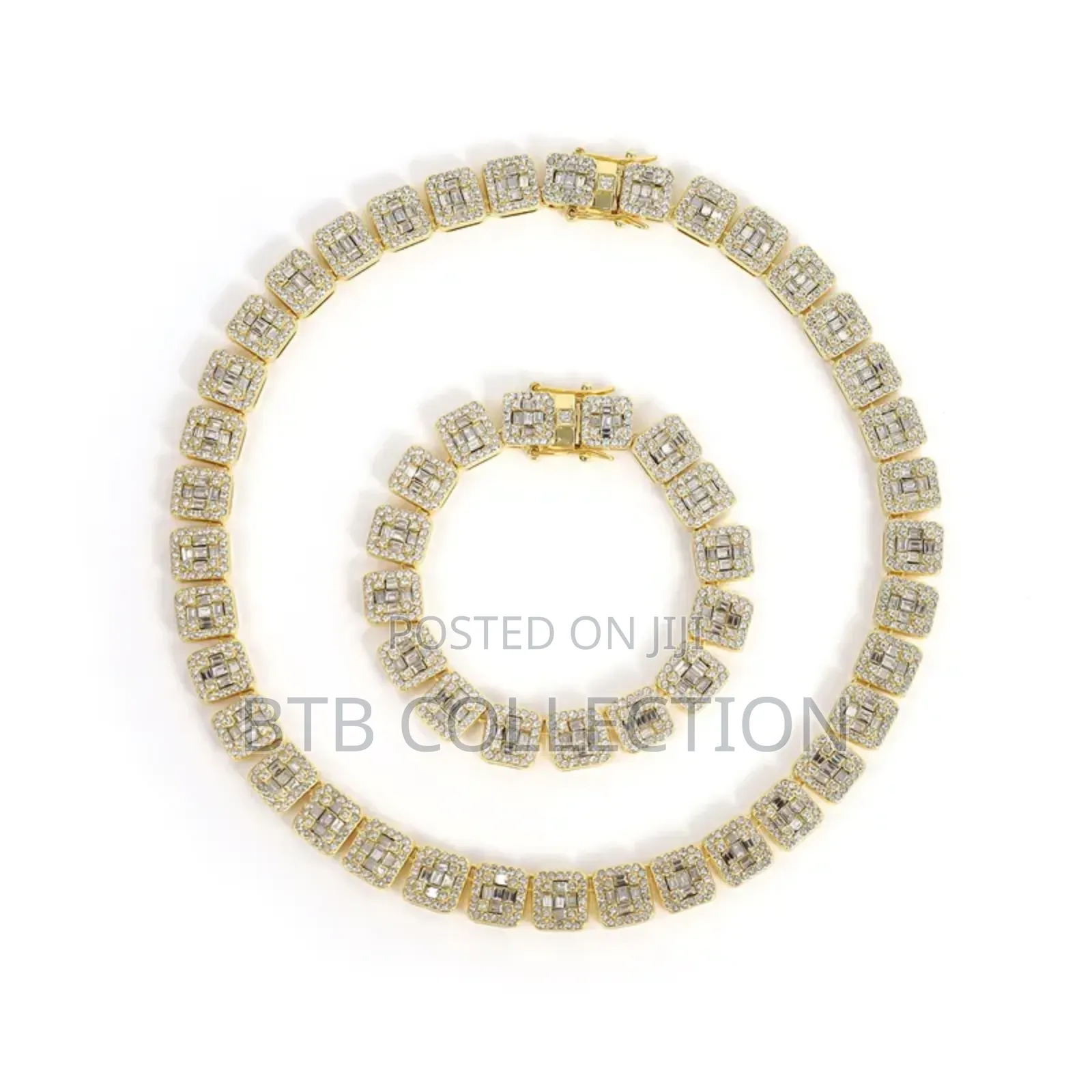 Cuban Link Iced Square Chain