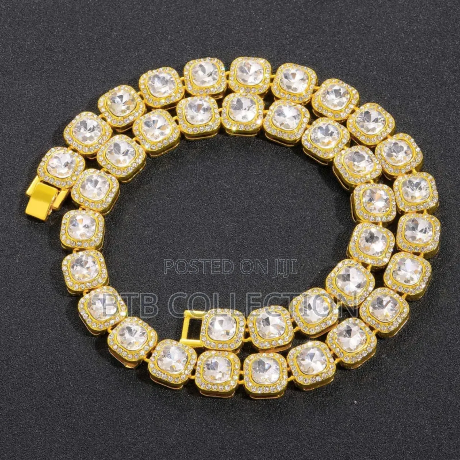 Cuban Link Iced Square Chain