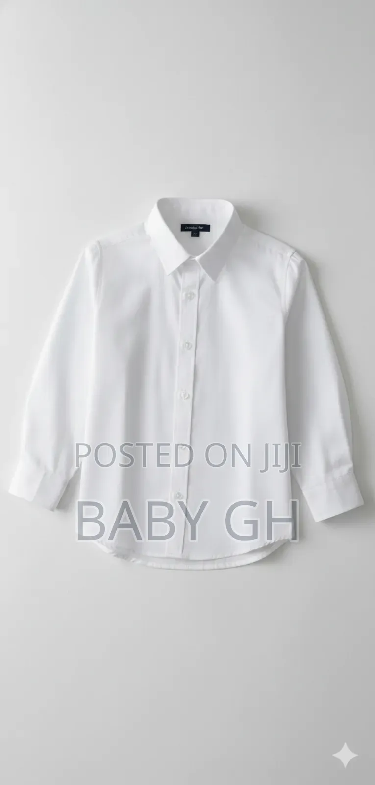 Boys George White Long Sleeves