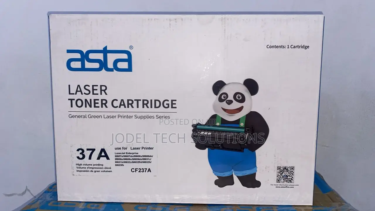 37a Asta Toner Cartridge – Durable Performance for Hp Laserjet Pro