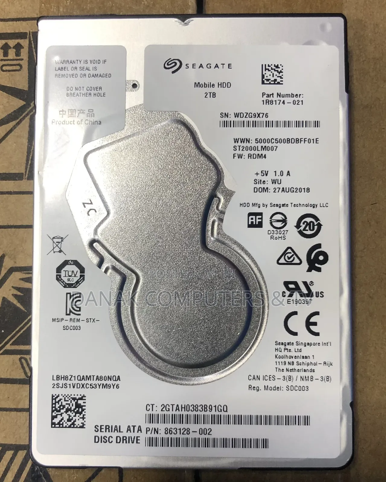 Seagate Laptop HDD 2tb