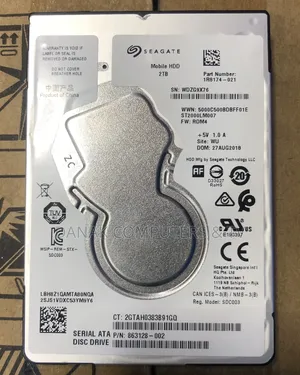 Seagate Laptop HDD 2tb