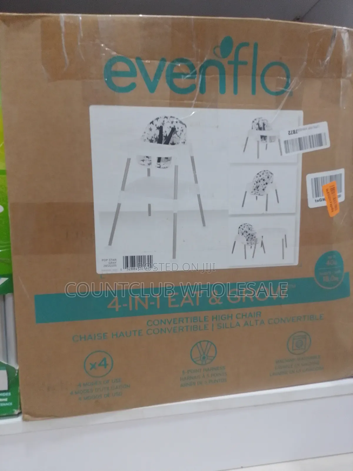 Evenflo 4-In1 Eat and Grow High Chair