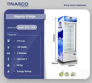 Nasco Display Fridge 275ltr [Nas-275-1dr]