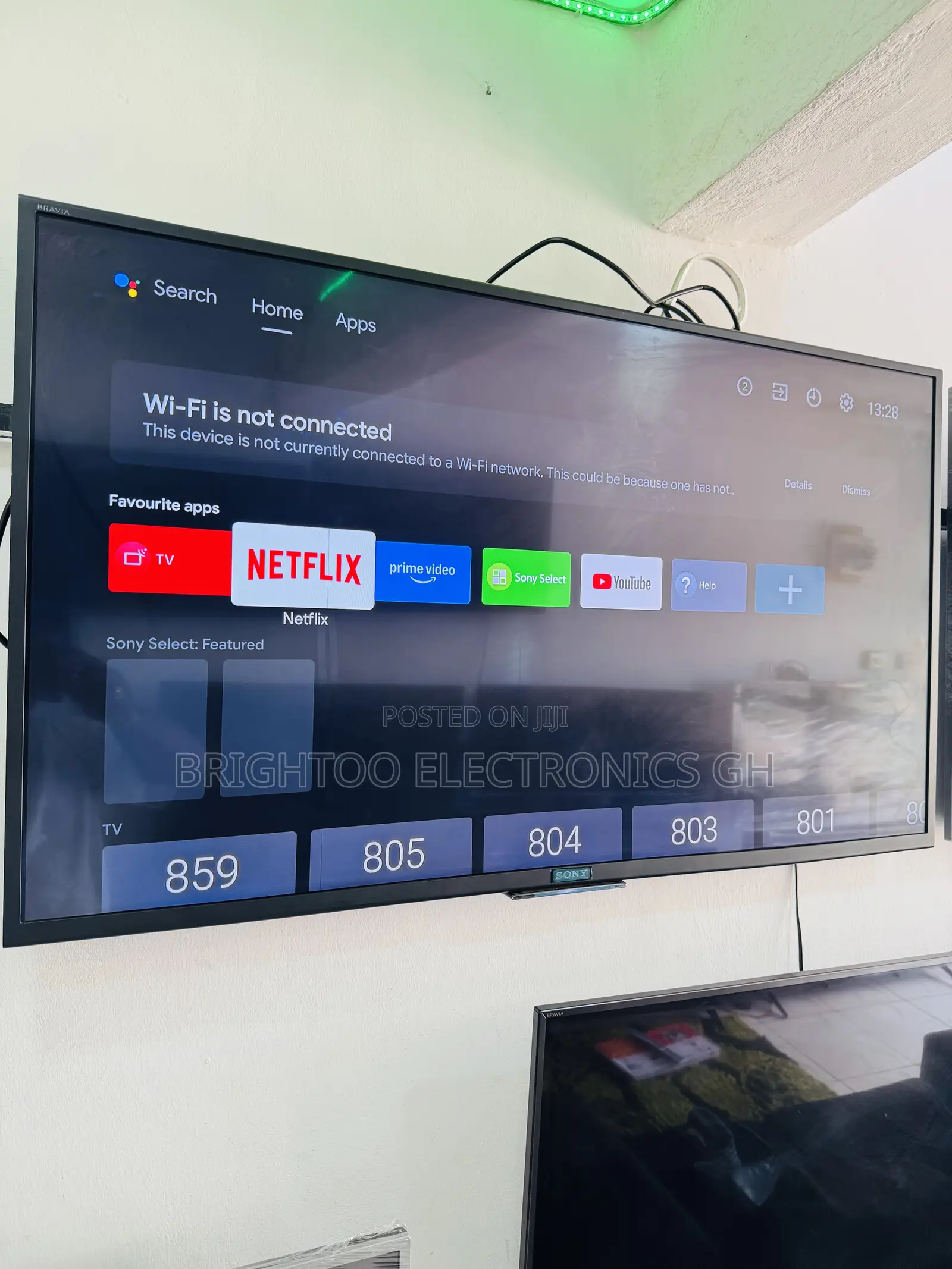 50inches Full Digital Satellite Android Sony Tv ( Tiny Line On Screen)