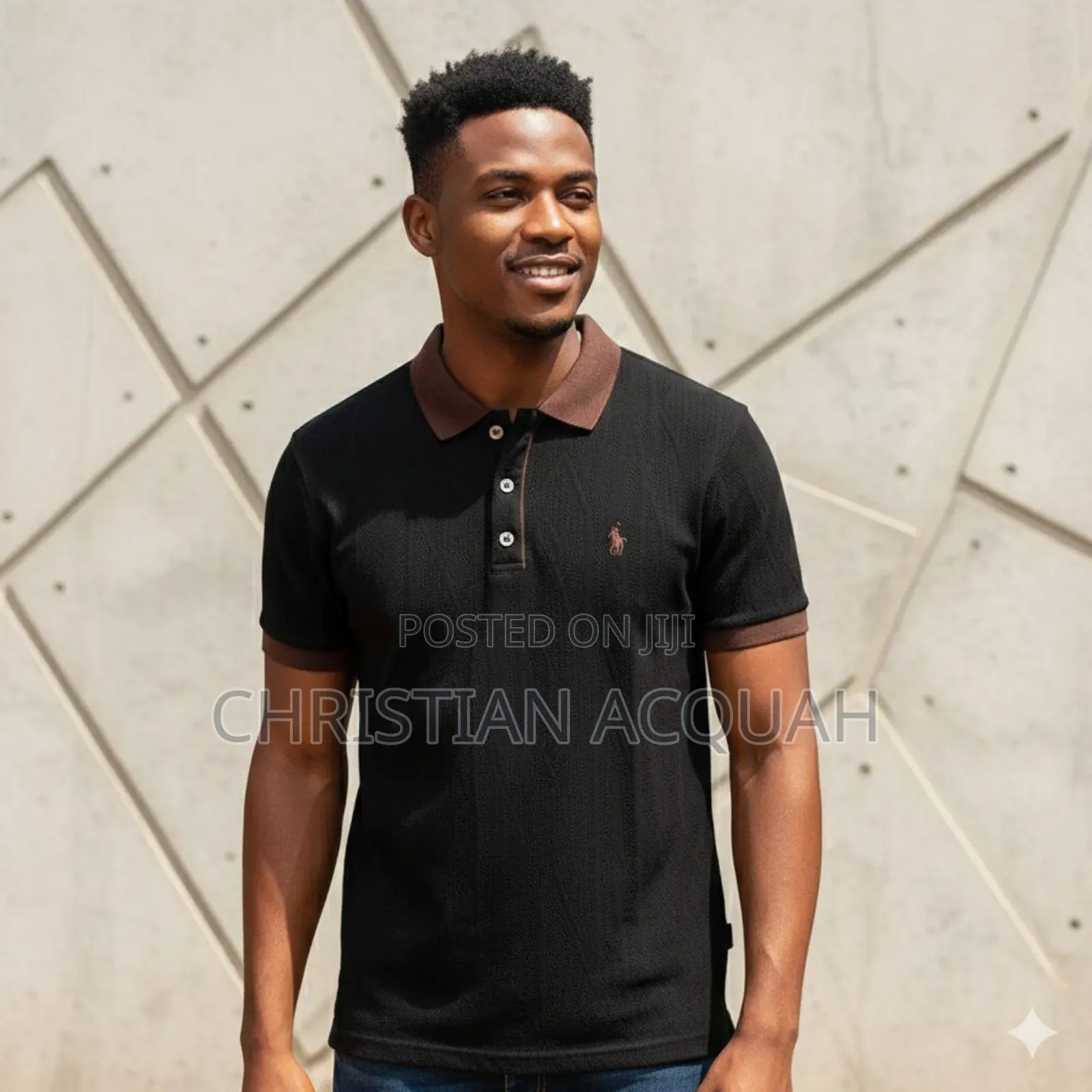 Knitted Short Sleeve Cotton Shirt