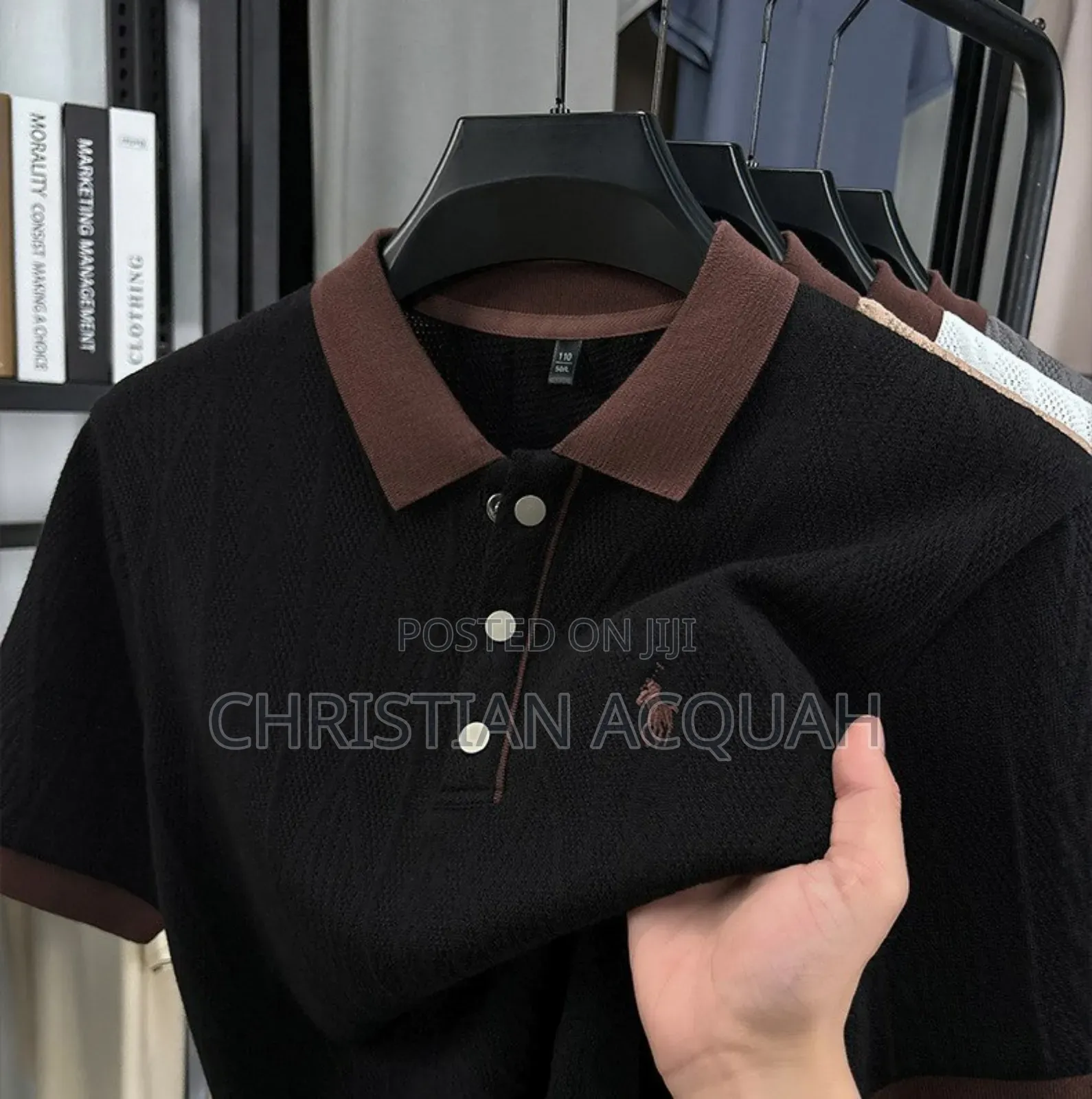 Knitted Short Sleeve Cotton Shirt