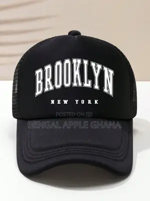 Black Brand New Brooklyn Trucker Cap