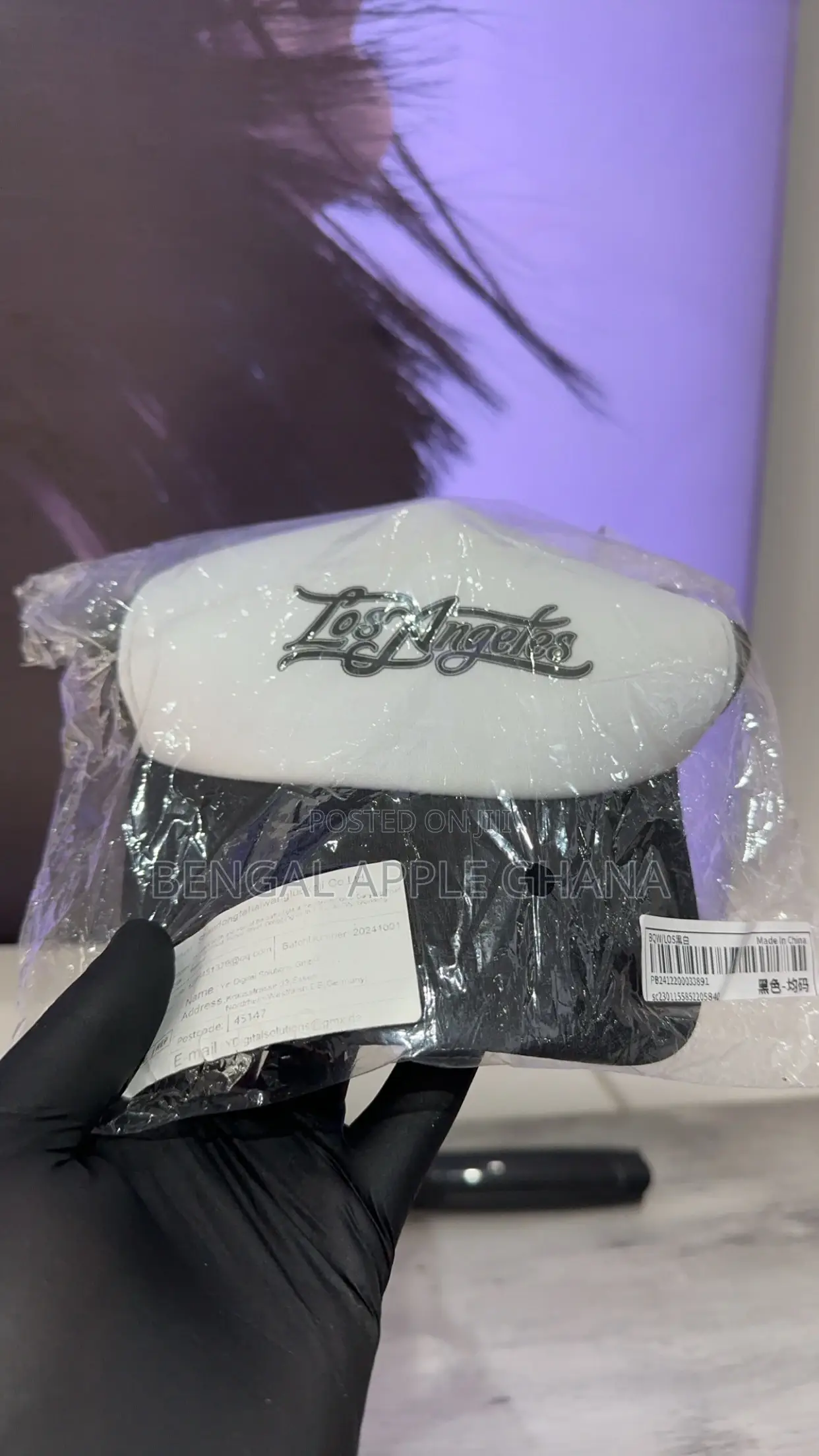 Brand New Black Los Angeles Trucker Cap